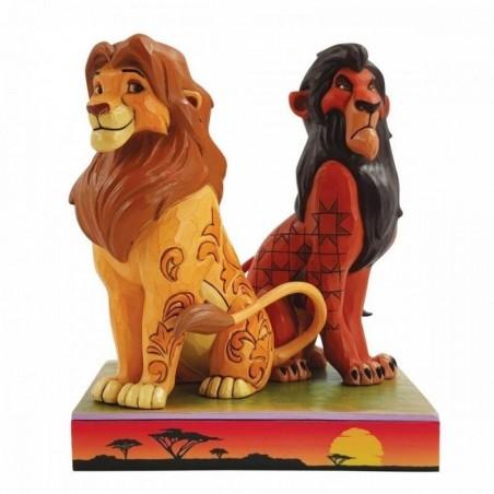 Figura Simba y Scar El Rey León Disney 16,50 cm