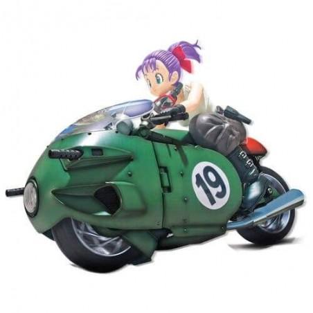 Maqueta Bulma con motocicleta Dragon Ball