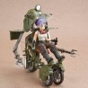 Maqueta Bulma con motocicleta Dragon Ball
