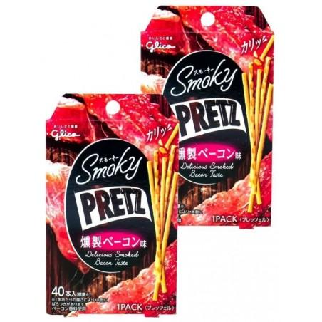 Pretz Palitos de galleta sabor a bacon ahumado 24g