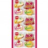 Chicles meiji sabor pastel 11g
