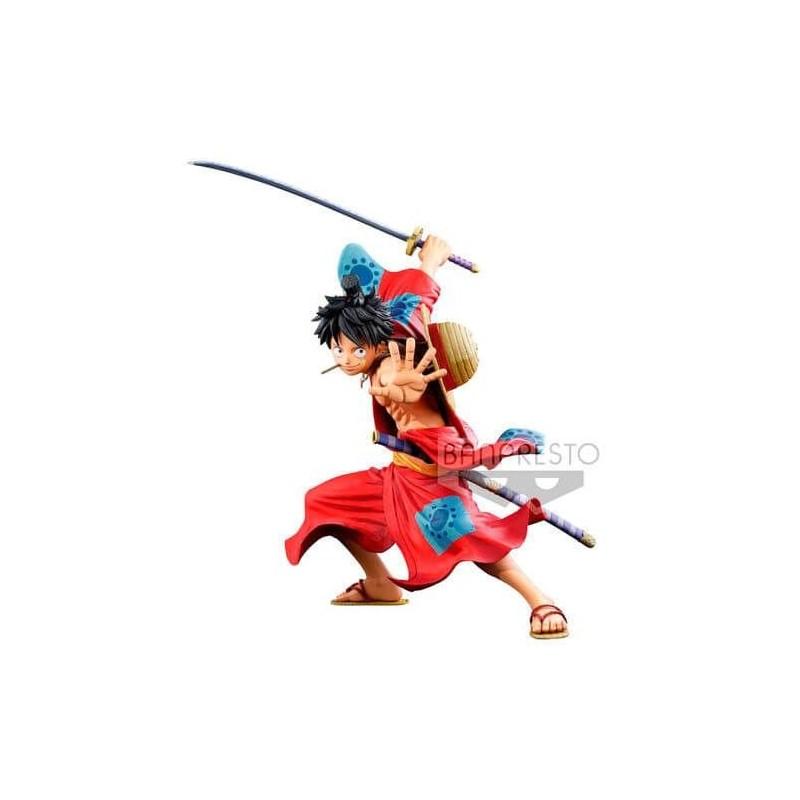 Figura Monkey D. Luffy BWFC 3 Super Master Stars One Piece B 19cm