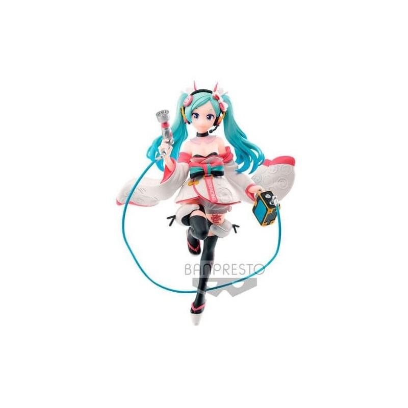 Figura Racing Miku 2020 Kimono Ver. Dress and Pattern Hatsune Miku Racing 18cm