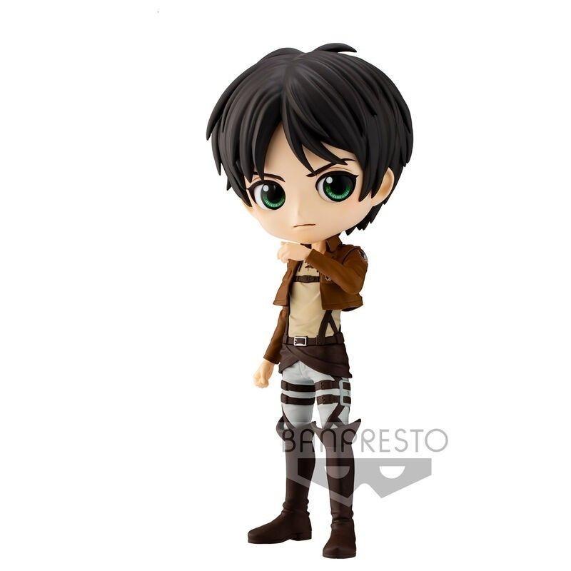 Figura Eren Jaeger Ataque a los titanes Q Posket A Banpresto 14cm