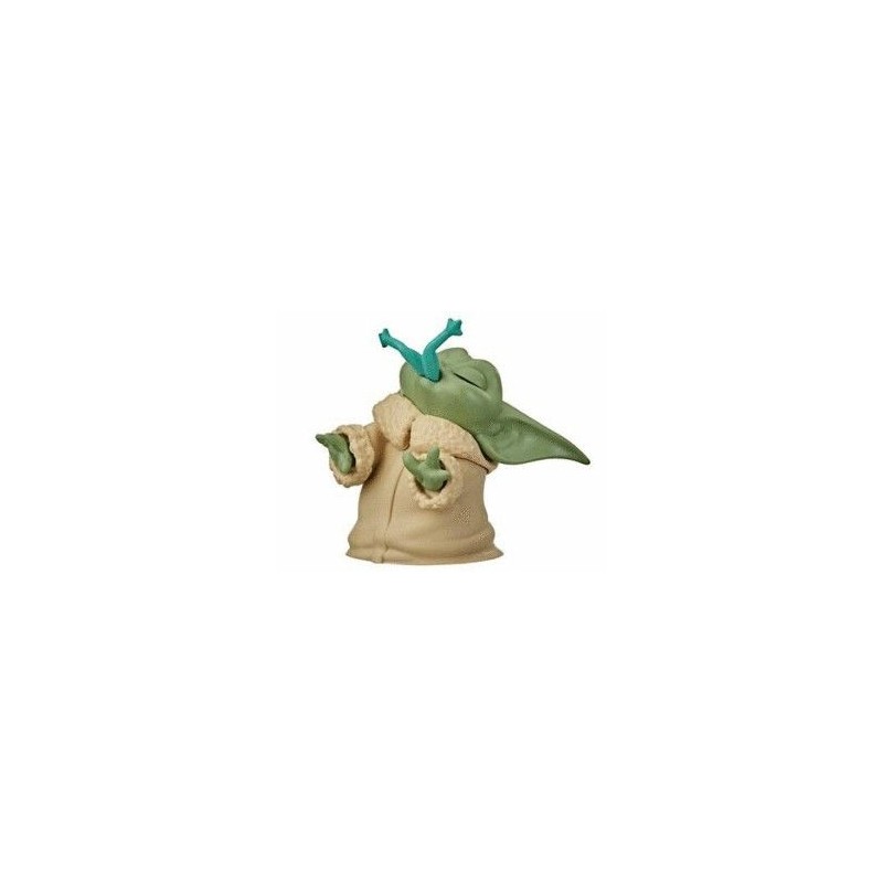 Figura Baby Yoda con Rana The Mandalorian