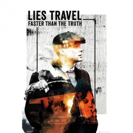 Póster Lies Travel Peaky Blinders