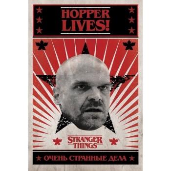 Póster Hopper Lives Stranger Thins