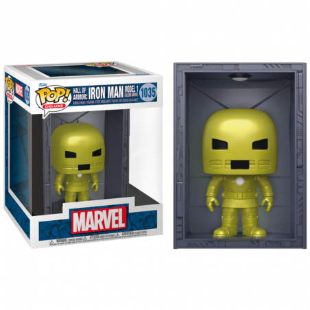 Funko POP Iron Man modelo 1 1035 Marvel Deluxe