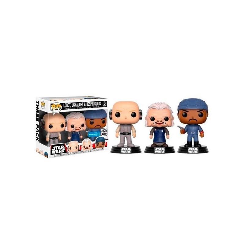Funko POP Lobot, Ugnaught y Bespin Guard 3 Star Wars