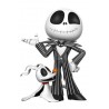 Figura Jack Skeleton con Zero Pesadilla antes de Navidad Disney