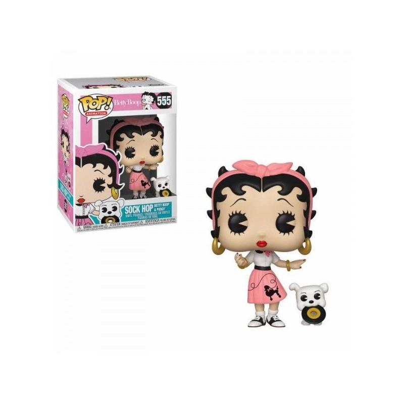 Funko POP Sock Hop Betty Boop and Pudgy 555 Betty Boop