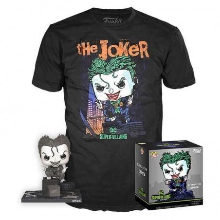 Set Funko POP y Camiseta Joker DC Comics