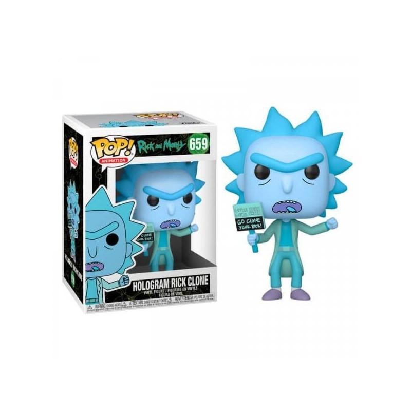 Funko POP Holograma clone Rick 659 Rick y Morty