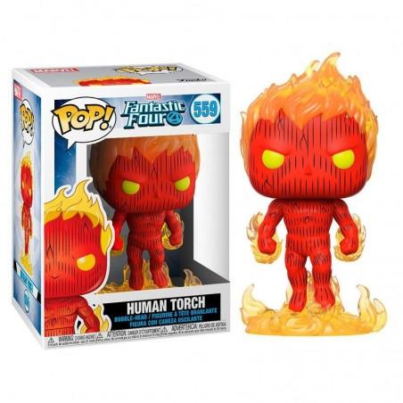Funko POP La Antorcha Humana 559 Los 4 Fantásticos Marvel