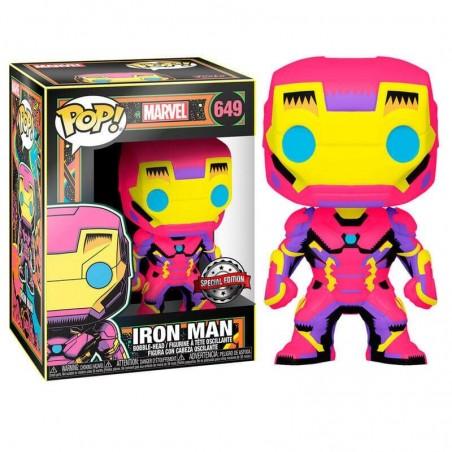 Funko POP Iron Man Black Light 649 Marvel
