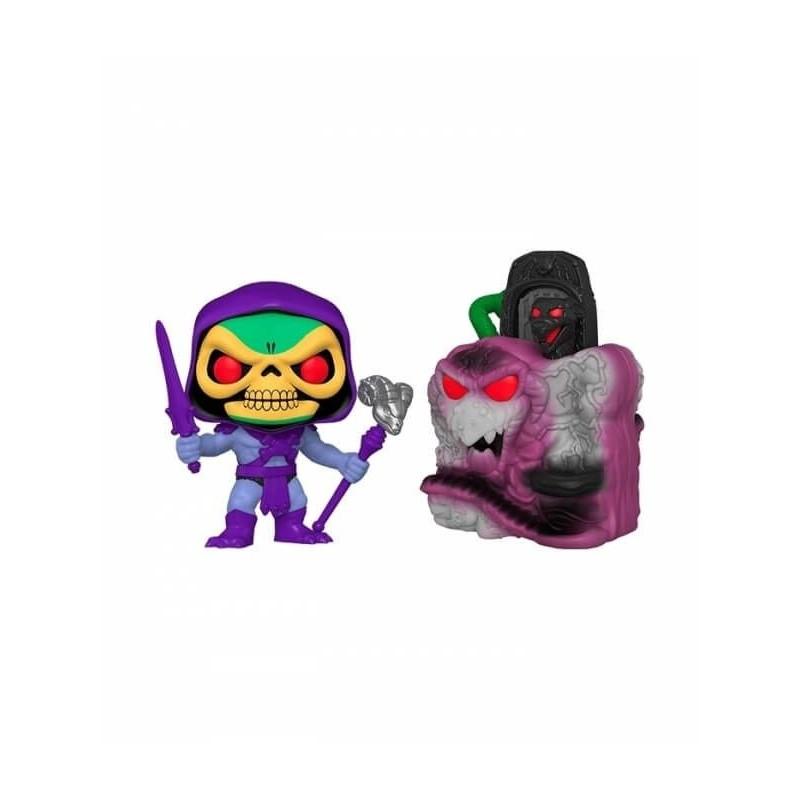 Funko POP Snake Mountain con Skeletor Masters of the Universe Town