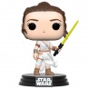 Funko POP Rey con sable láser amarillo 432 Star Wars