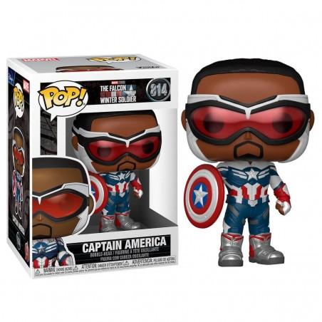 Funko POP Capitán América 814 Falcon y el Soldado de Invierno Marvel