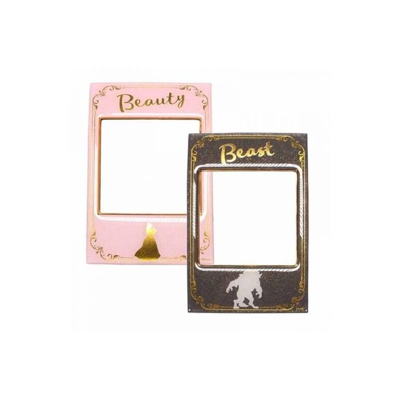 Set marco de fotos La Bella y la Bestia Disney
