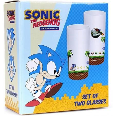Set de 2 vasos The Hedgehog Sonic