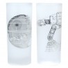 Set vasos  Estrella de la muerte y At At Walker Star Wars