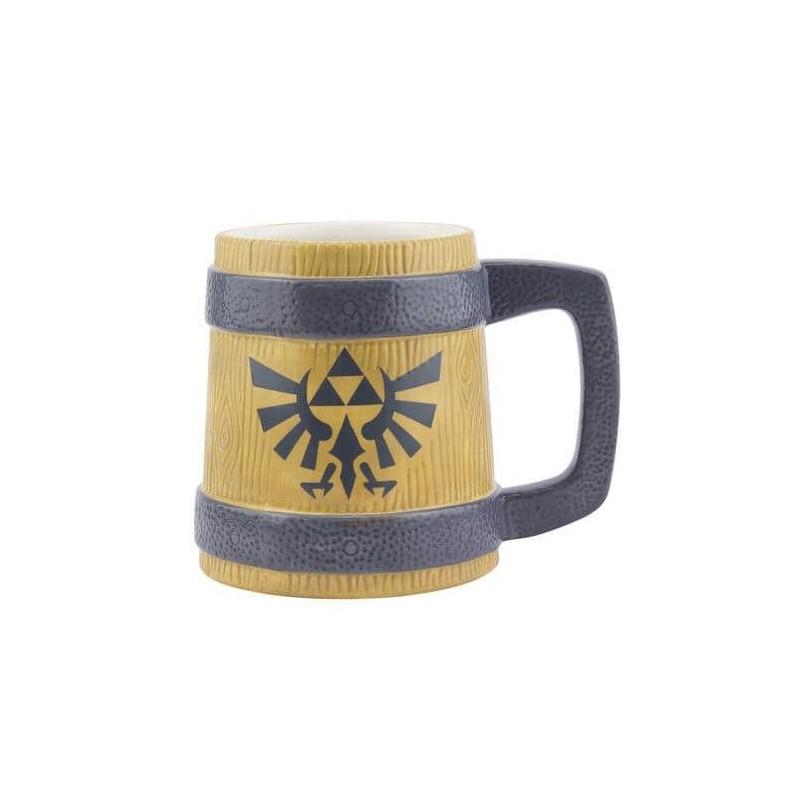 Taza barril escudo Hyrule The Legend of Zelda