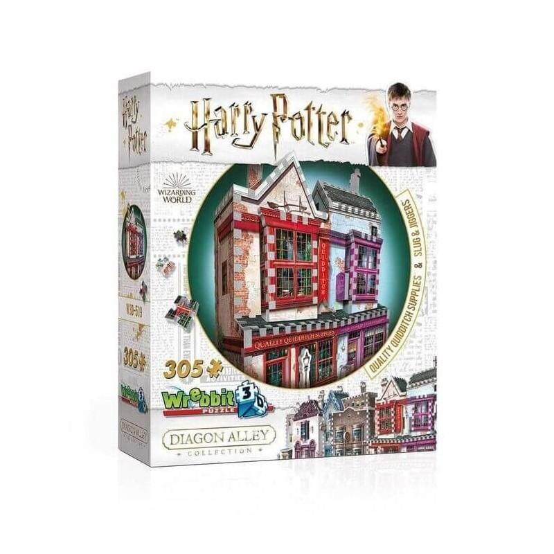 Puzzle tienda de Quidditch y Slug&Jiggers 3D Harry Potter Wrebbit