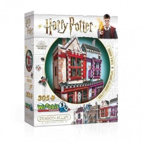 Puzzle tienda de Quidditch y Slug&Jiggers 3D Harry Potter Wrebbit