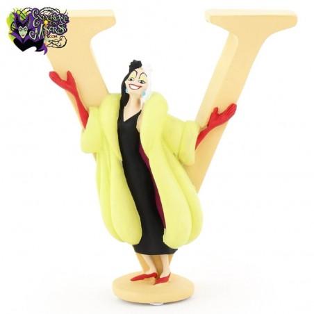 Letra V Cruela de Vil 101 Dalmatas  Alfabeto  Disney