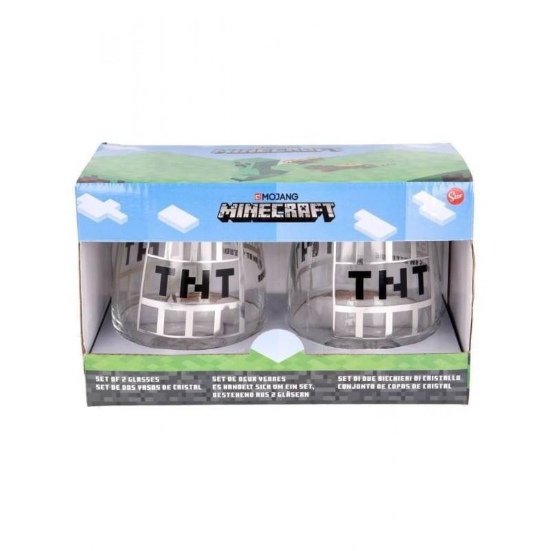Set 2 vasos cristal Minecraft 510 ml