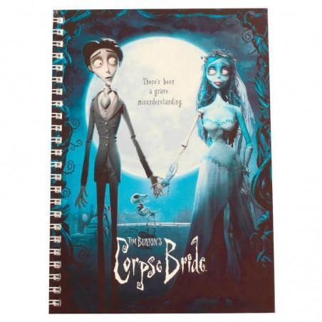 Cuaderno Emily y Víctor La Novia Cadáver