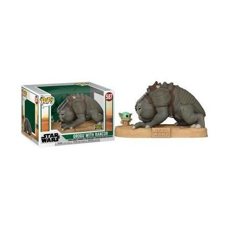 Funko POP Rancor con Grogu 587 Mandalorian Star Wars