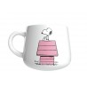 Taza Snoopy Caseta Rosa con figura 3D 355ml