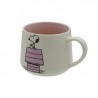 Taza Snoopy Caseta Rosa con figura 3D 355ml