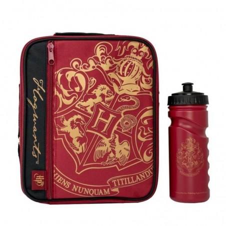 Bolso porta alimentos + botella Hogwarts Harry Potter