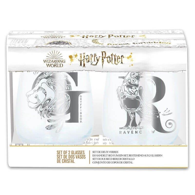 Set vasos de cristal Harry Potter