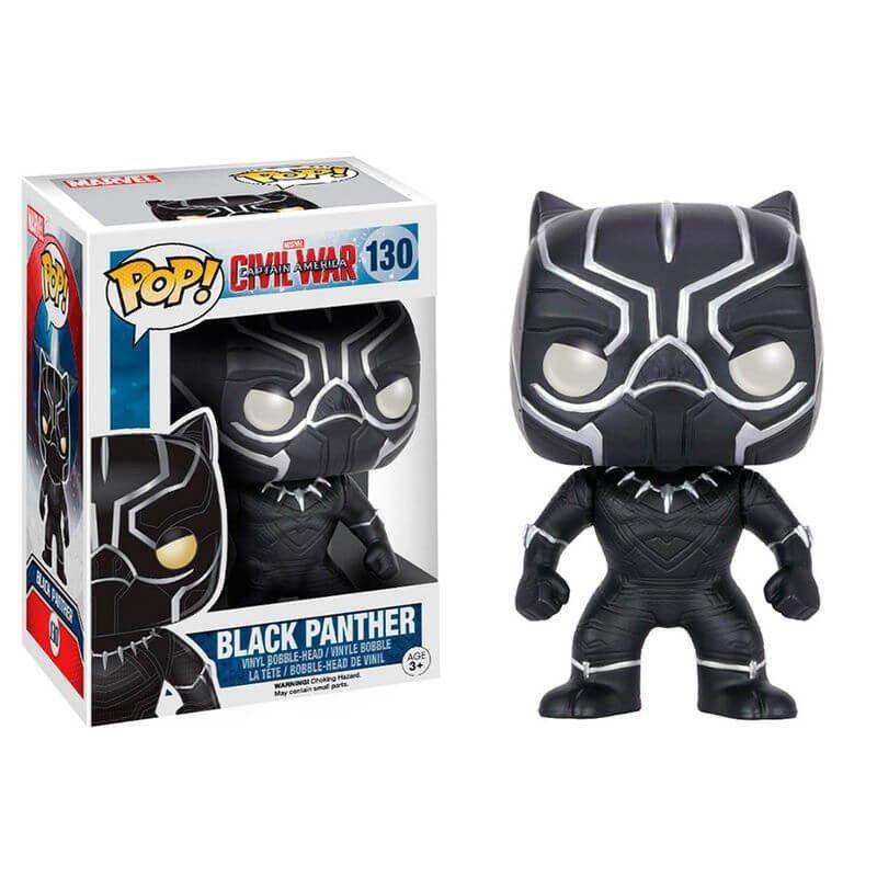 Funko POP Black Panther 130 Capitán América: Civil War Marvel