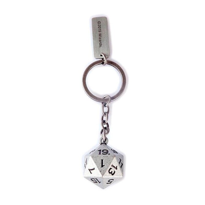 Llavero Dado Dragones y Mazmorras 3D