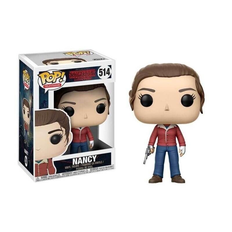 Funko POP Nancy con la pistola 514 Stranger Things