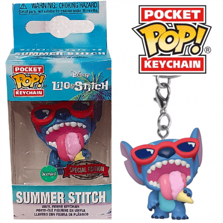 Llavero Pocket POP Stitch Verano Lilo y Stitch Disney