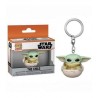 Llavero Pocket POP Baby Yoda en la cuna The Mandalorian Star Wars