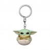 Llavero Pocket POP Baby Yoda en la cuna The Mandalorian Star Wars