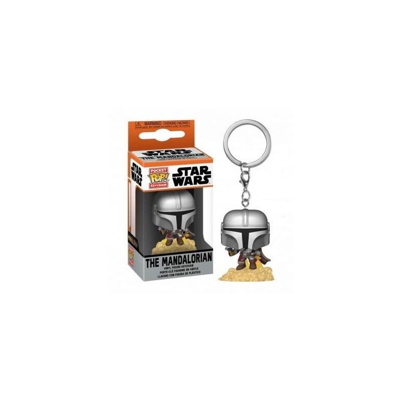 Llavero Pocket POP Mandaloriano con el blaster The Mandalorian Star Wars
