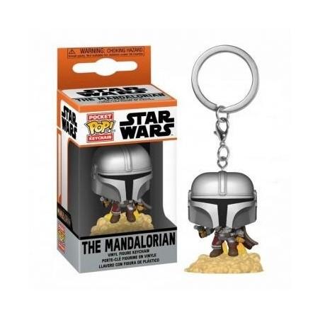 Llavero Pocket POP Mandaloriano con el blaster The Mandalorian Star Wars