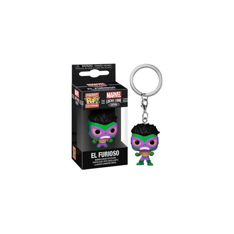 Llavero Pocket POP El Furioso Lucha Libre Marvel
