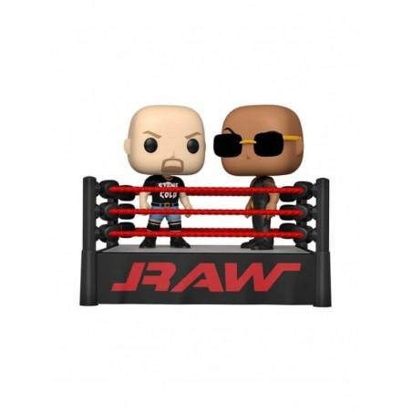 Funko POP The Rock Vs Stone Cold In Wrestling Ring WWE