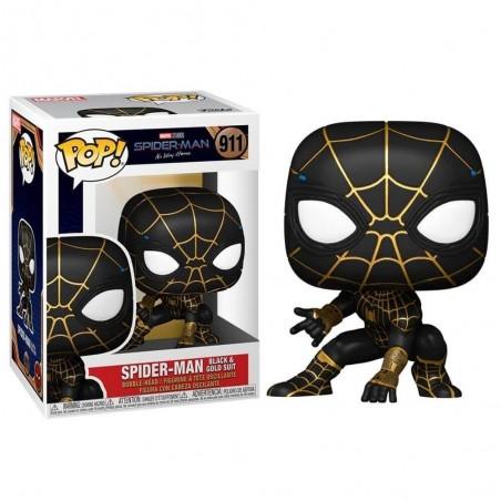 Funko POP Spiderman traje Black & Gold 911 Spiderman no way home Marvel