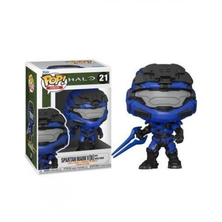 Funko POP  Mark V W/Blue Sword 21 Halo Infinite