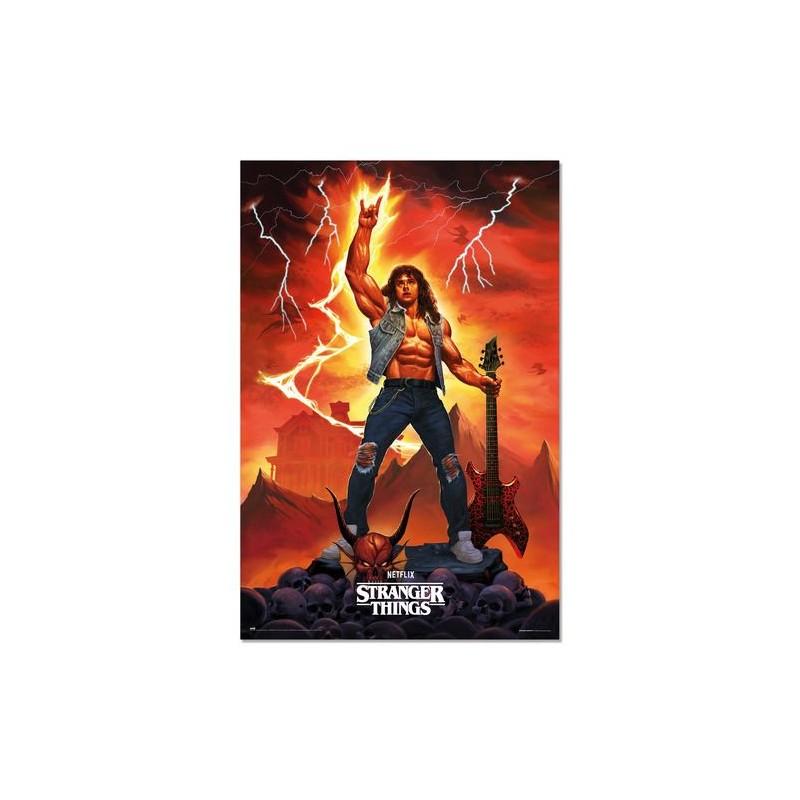 Póster Eddie Stranger Things 4