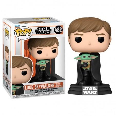 Funko POP Luke con Baby Yoda 482 The Mandalorian Star Wars